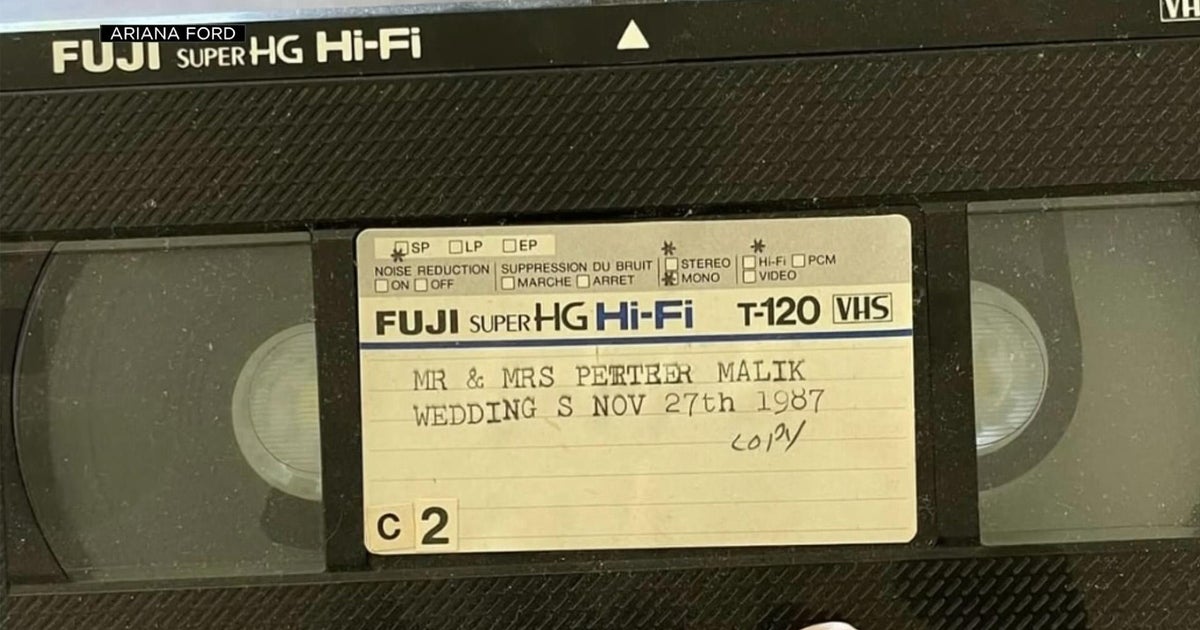 Couple reunited with their 1980s wedding tape after Modesto woman finds it at yard sale