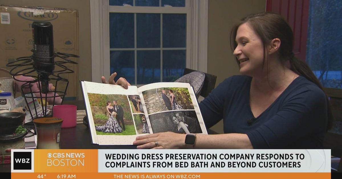 Wedding dress preservation company responds to complaints from Bed Bath