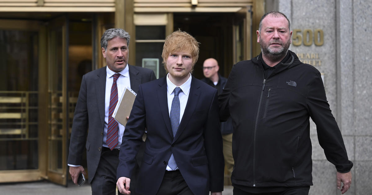Ed Sheeran sings and performs guitar in courtroom in bid to show he did not steal basic Marvin Gaye music