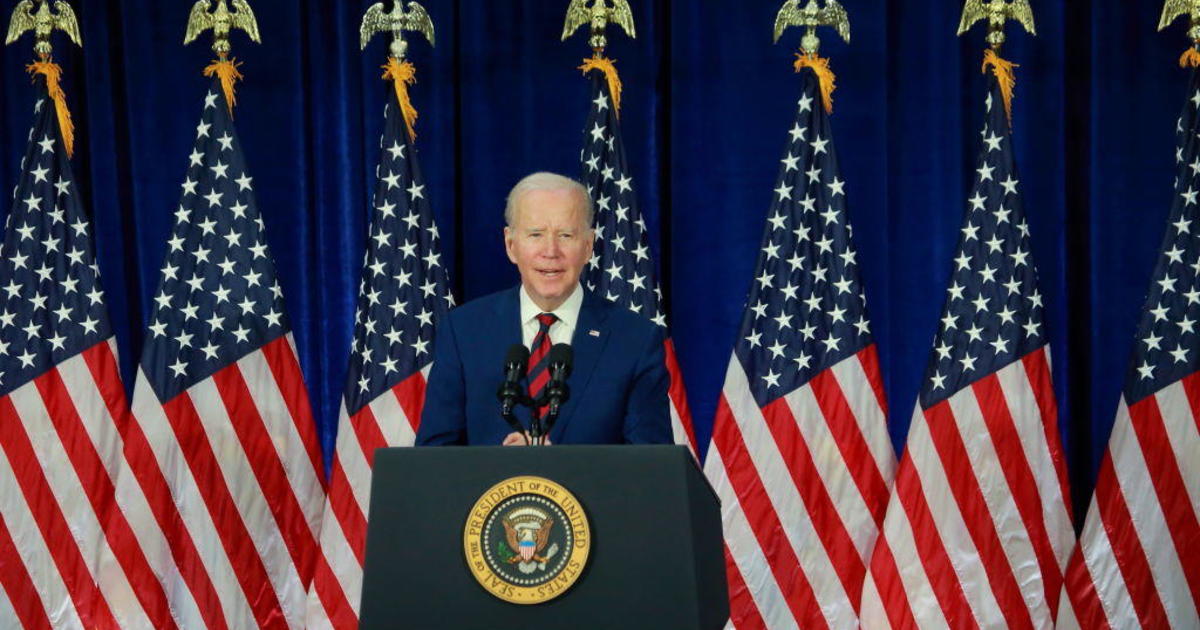Biden's emphasis on "personal freedom" in early campaign takes aim at GOP