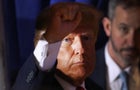 Former President Trump Holds Rally In Manchester, New Hampshire 