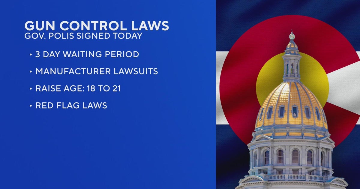 Gun control advocates celebrate four new Colorado laws - CBS Colorado