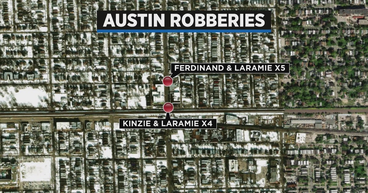 CPD seek suspect in 9 armed robberies on West Side - CBS Chicago
