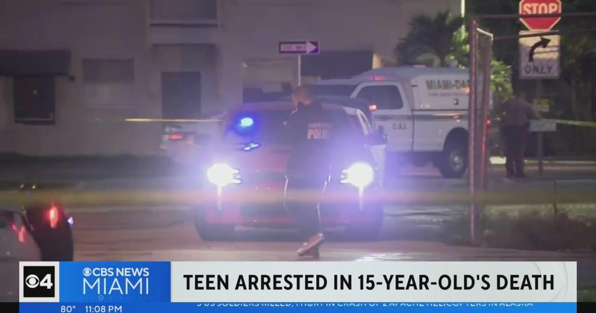 Arrest made in shooting of 15-year-old boy - CBS Miami