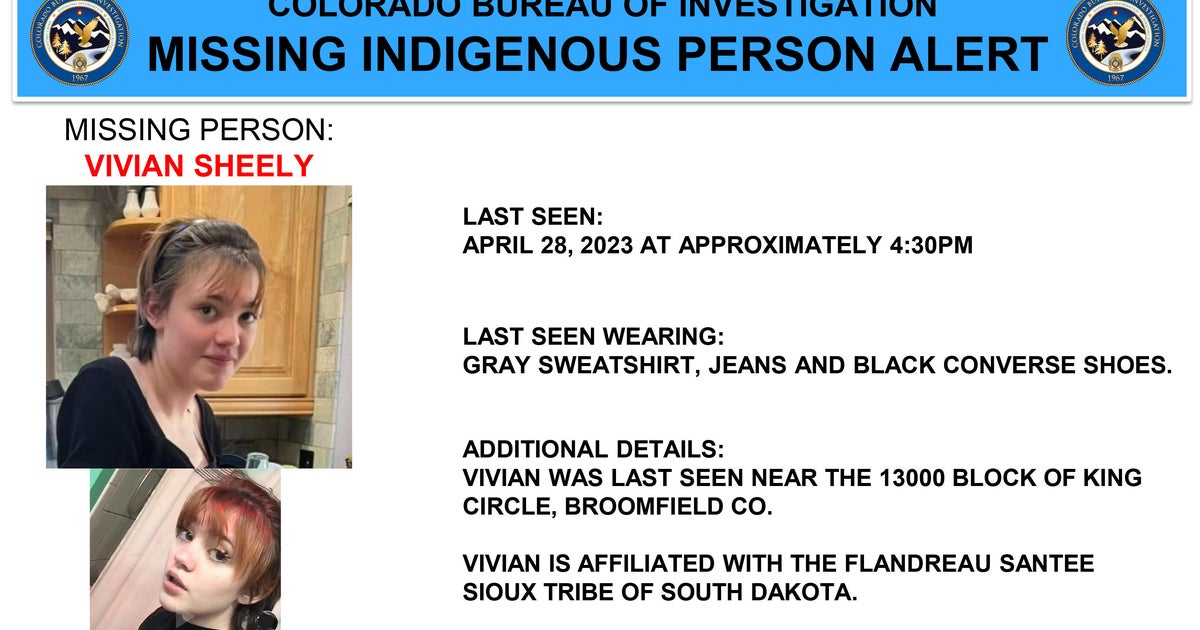 Colorado Bureau of Investigation issues Missing Indigenous Alert for teen out of Broomfield - Vimarsana News