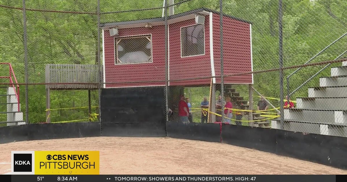 Press box collapses during softball tournament in West Virginia CBS