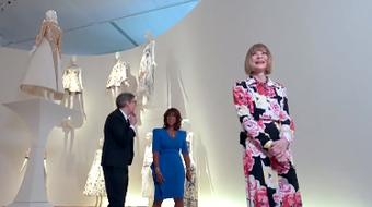 Anna Wintour unveils Karl Lagerfeld exhibition ahead of Met Gala 