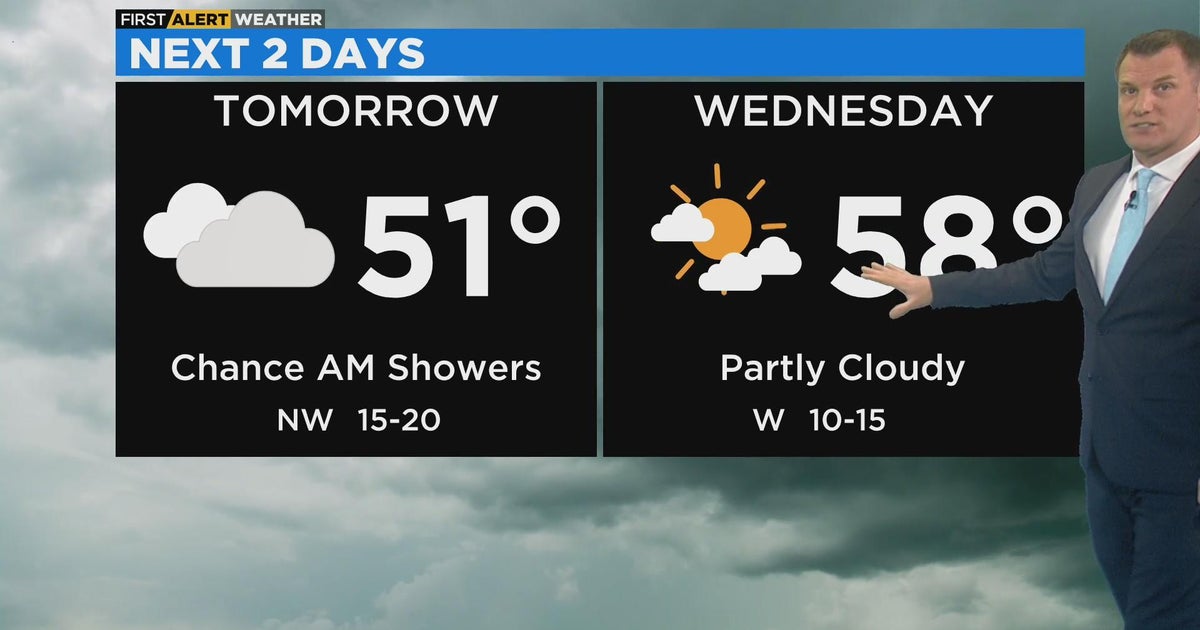 Chicago First Alert Weather: Morning rain chance - CBS Chicago