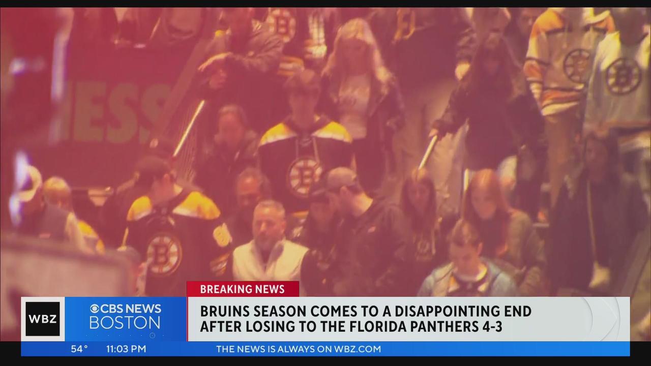 The bruins lost to Florida in seven games.