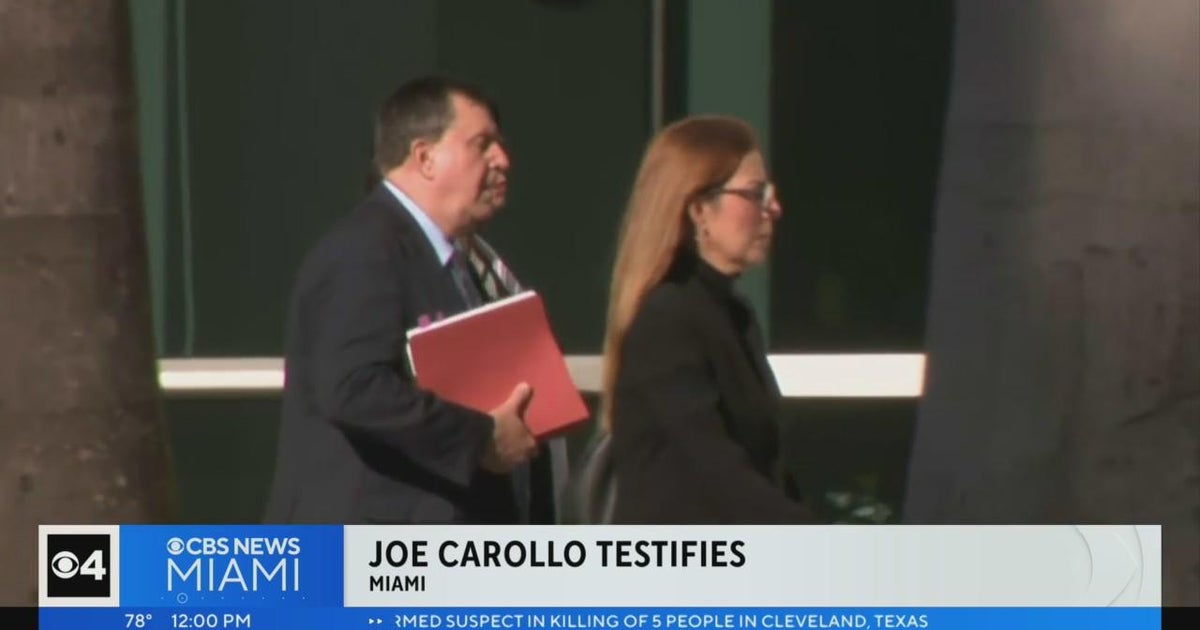 Miami Commissioner Joe Carollo testifies at civil demo
