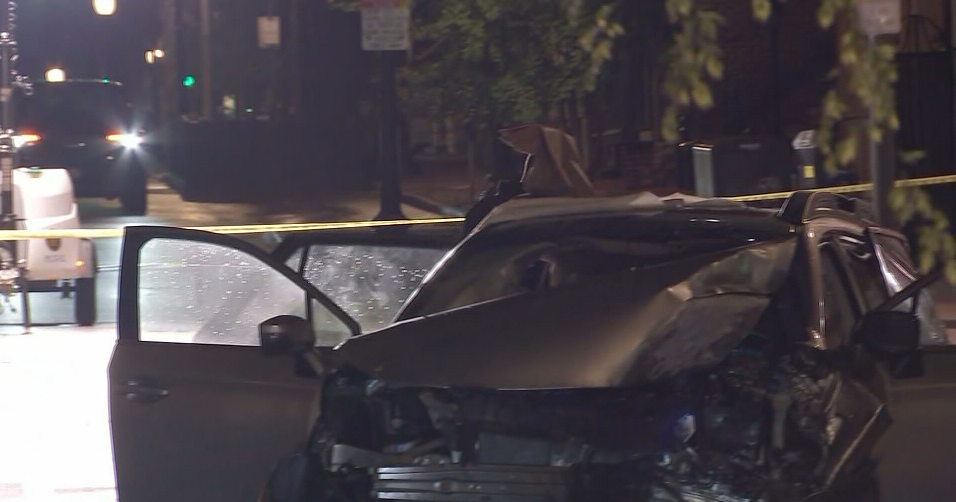 Crash in West Chester Video shows stolen car crashing into another car and spinning THE