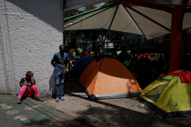 Haitian Migrants Stranded In Mexico City 