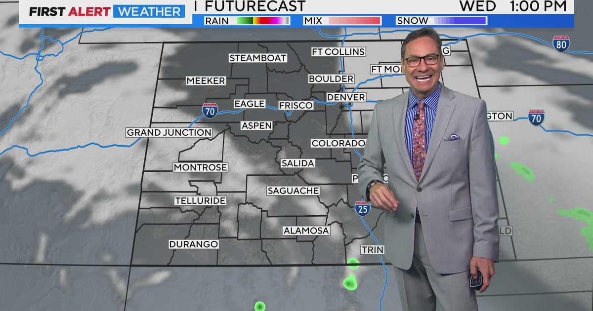 Warm Wednesday with better chance of rain on Thursday - CBS Colorado