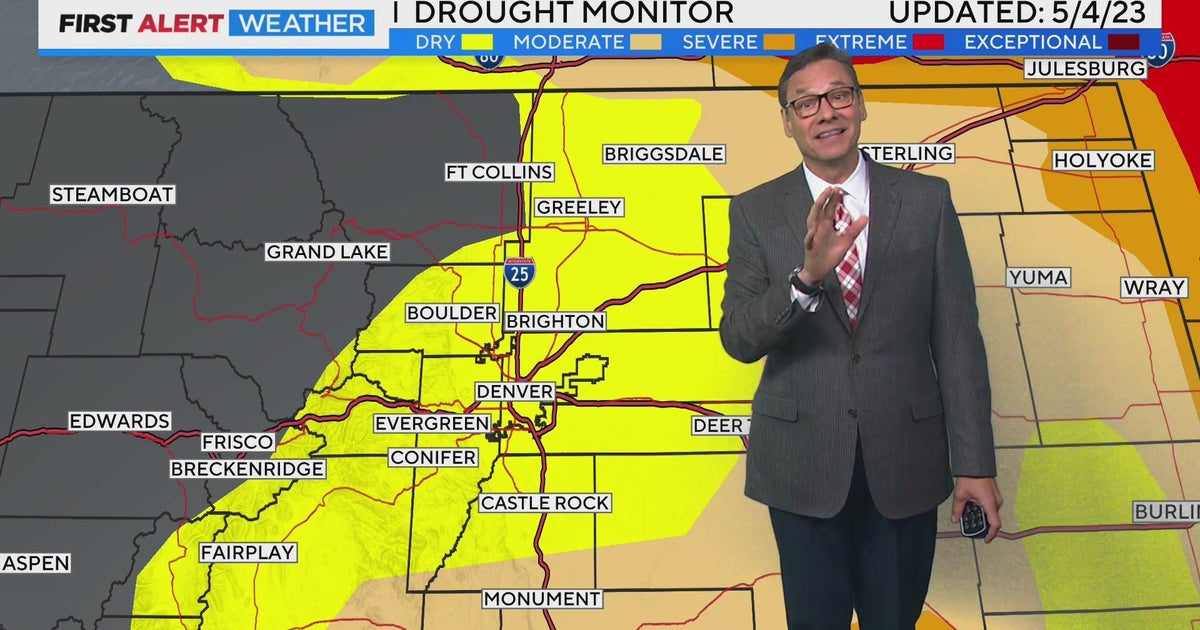 A little improvement in Denver's drought situation this week - CBS Colorado