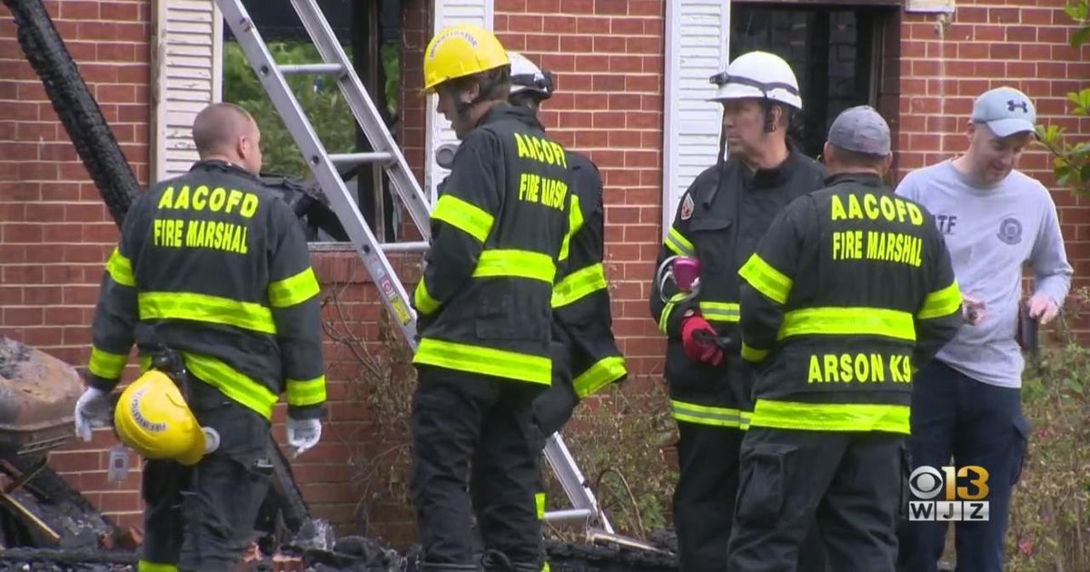 Man in wheelchair pulled from Anne Arundel County house fire dies - CBS ...
