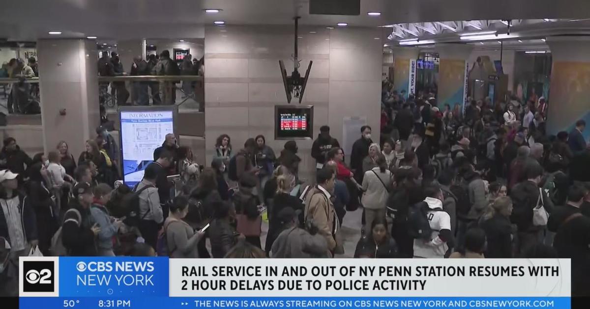 Nj Transit Rail Service Resumes At Penn Station With 2 Hour Delays Cbs New York