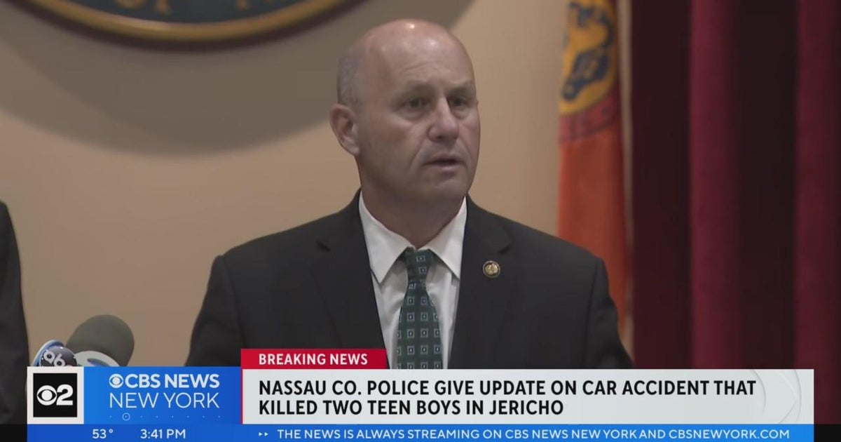 Police update on Jericho crash that killed 2 teens CBS New York