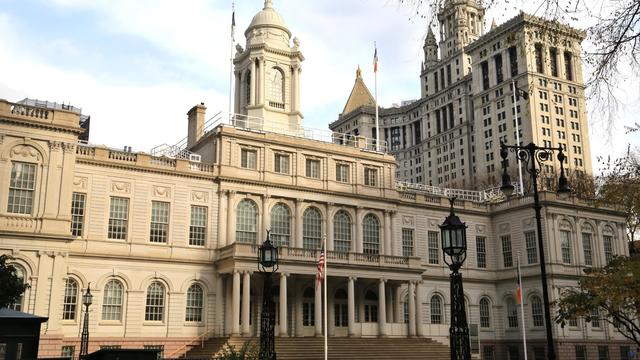 New York City Hall, New York City, New York, USA 