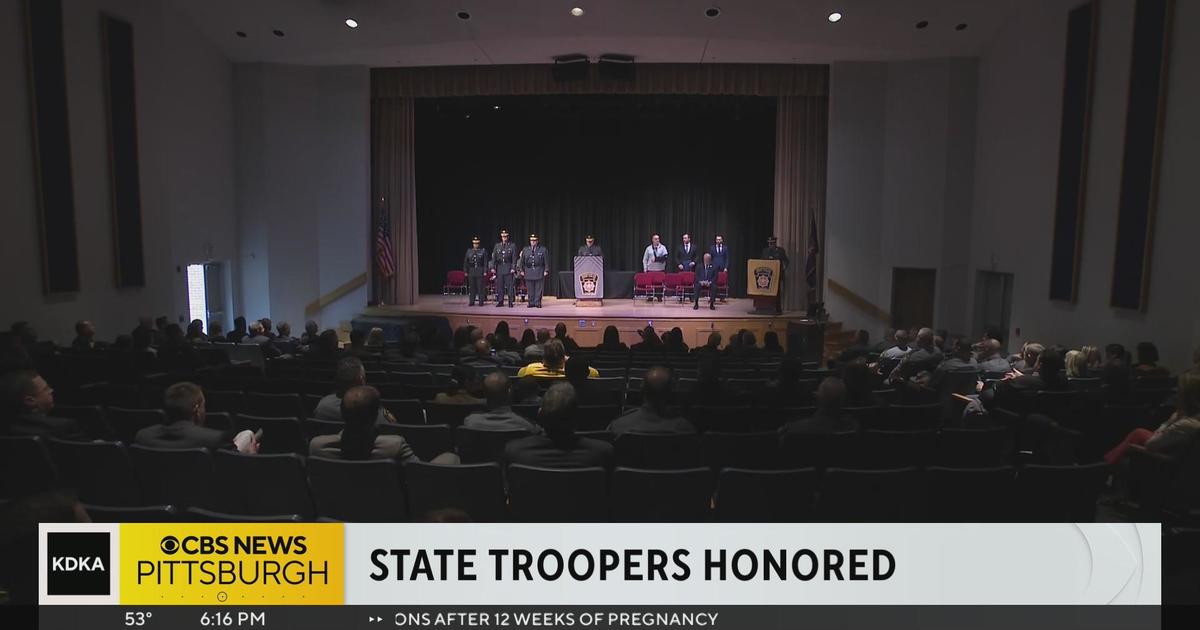 Pennsylvania State Police honoring two troopers for line-of-duty heroism