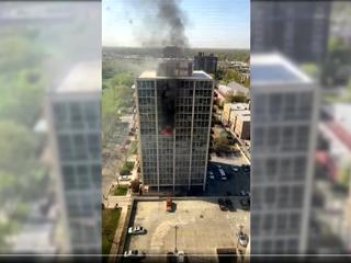 Chicago fire at South Shore high rise that injured 7, including