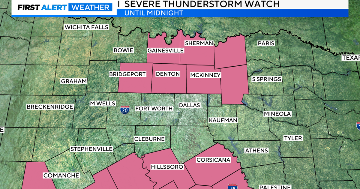 Weather Alert: Severe storms possible for parts of North Texas Thursday ...