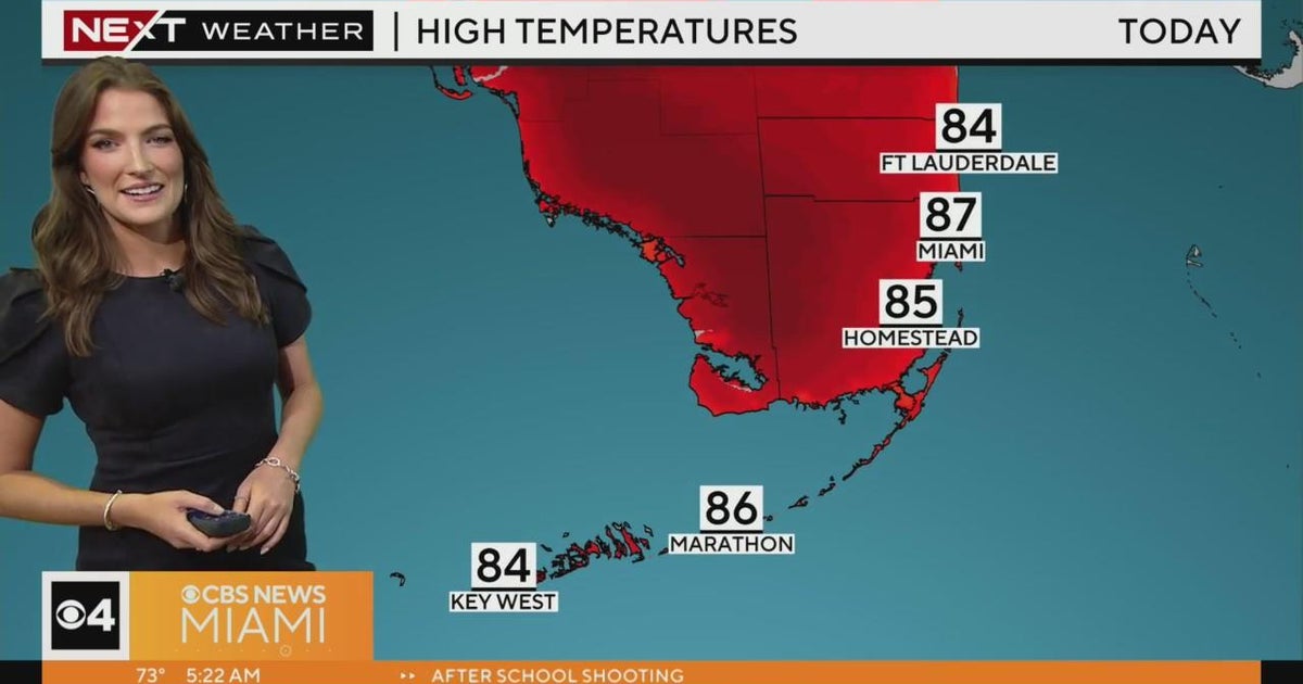 NEXT Weather forecast for Friday 5/5/2023 5AM - CBS Miami