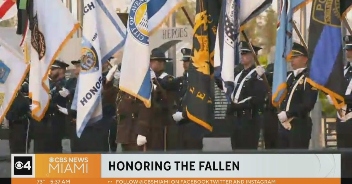 Miami-Dade police honor fallen officers - CBS Miami