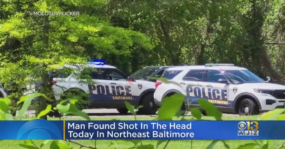 Man found shot in the head, dead on Northeast Baltimore roadway - CBS ...