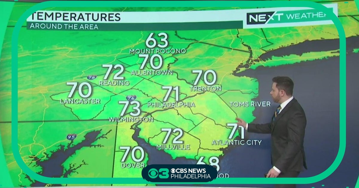 NEXT Weather: Nice warm-up - CBS Philadelphia
