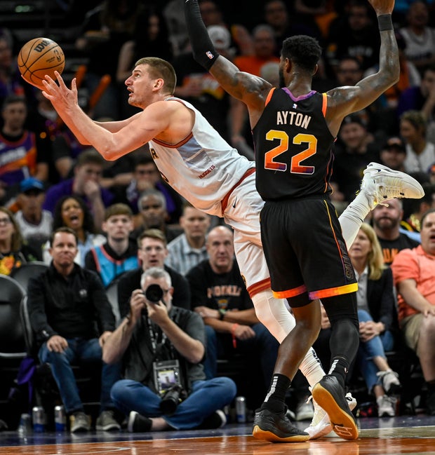 DENVER NUGGETS VS PHOENIX SUNS, NBA PLAYOFFS 