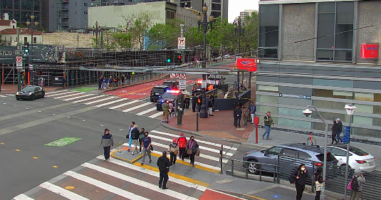 Man wounded in shooting outside SF Muni station at Van Ness and Market CBS San Francisco