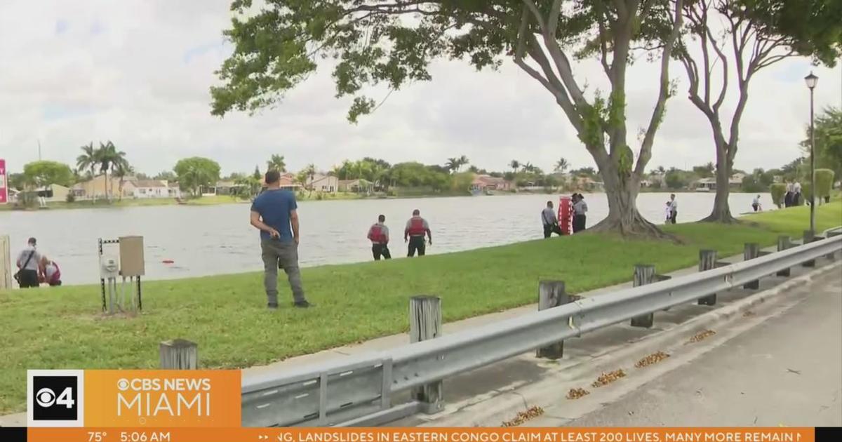 Man drowns in NW Miami-Dade lake - CBS Miami