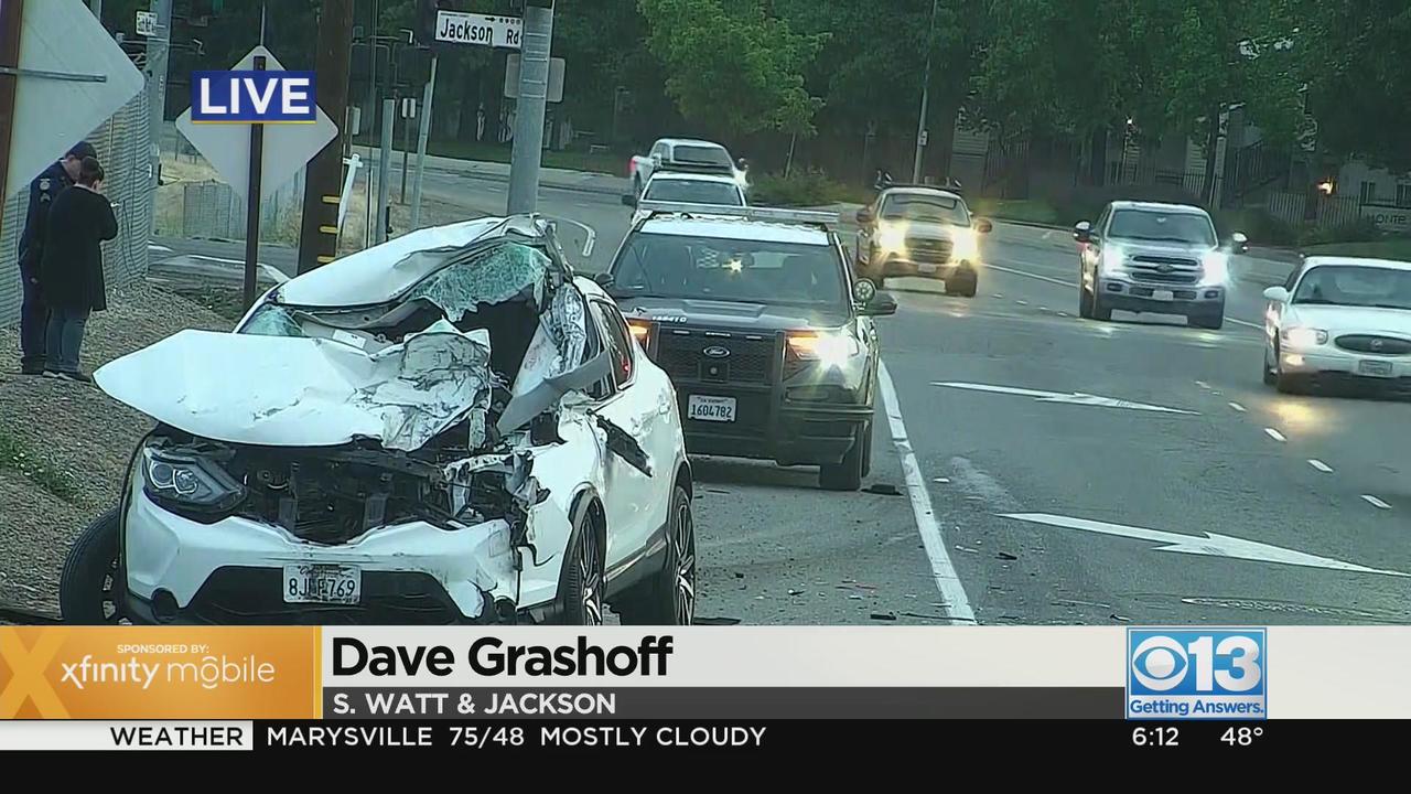 5 injured in 7-car crash on State Route 12 near Jackson Slough Rd