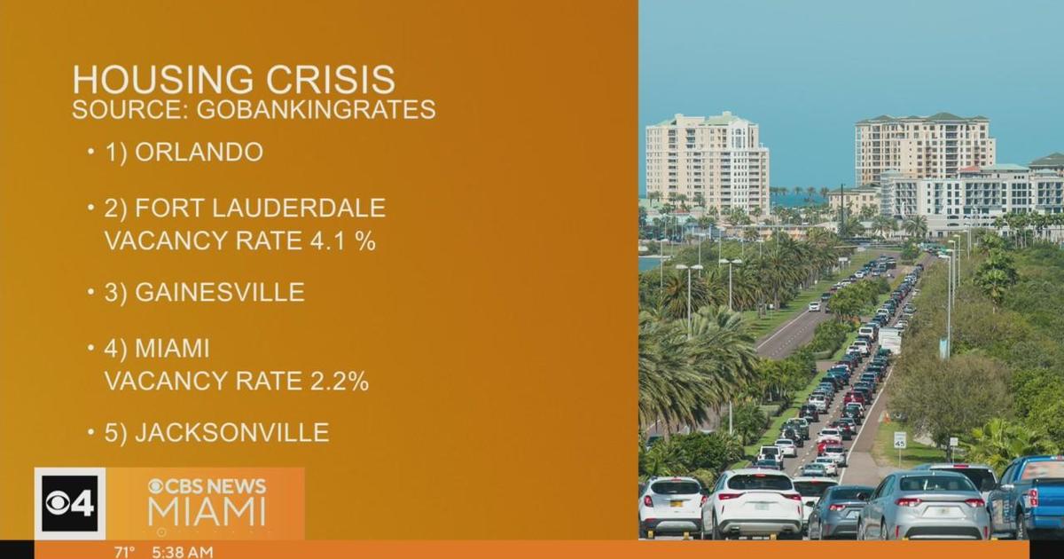 Florida Could Be On The Brink Of A Housing Crisis - CBS Miami