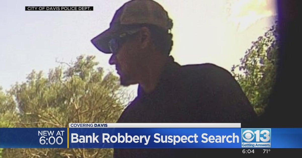 Police searching for Davis bank robbery suspect