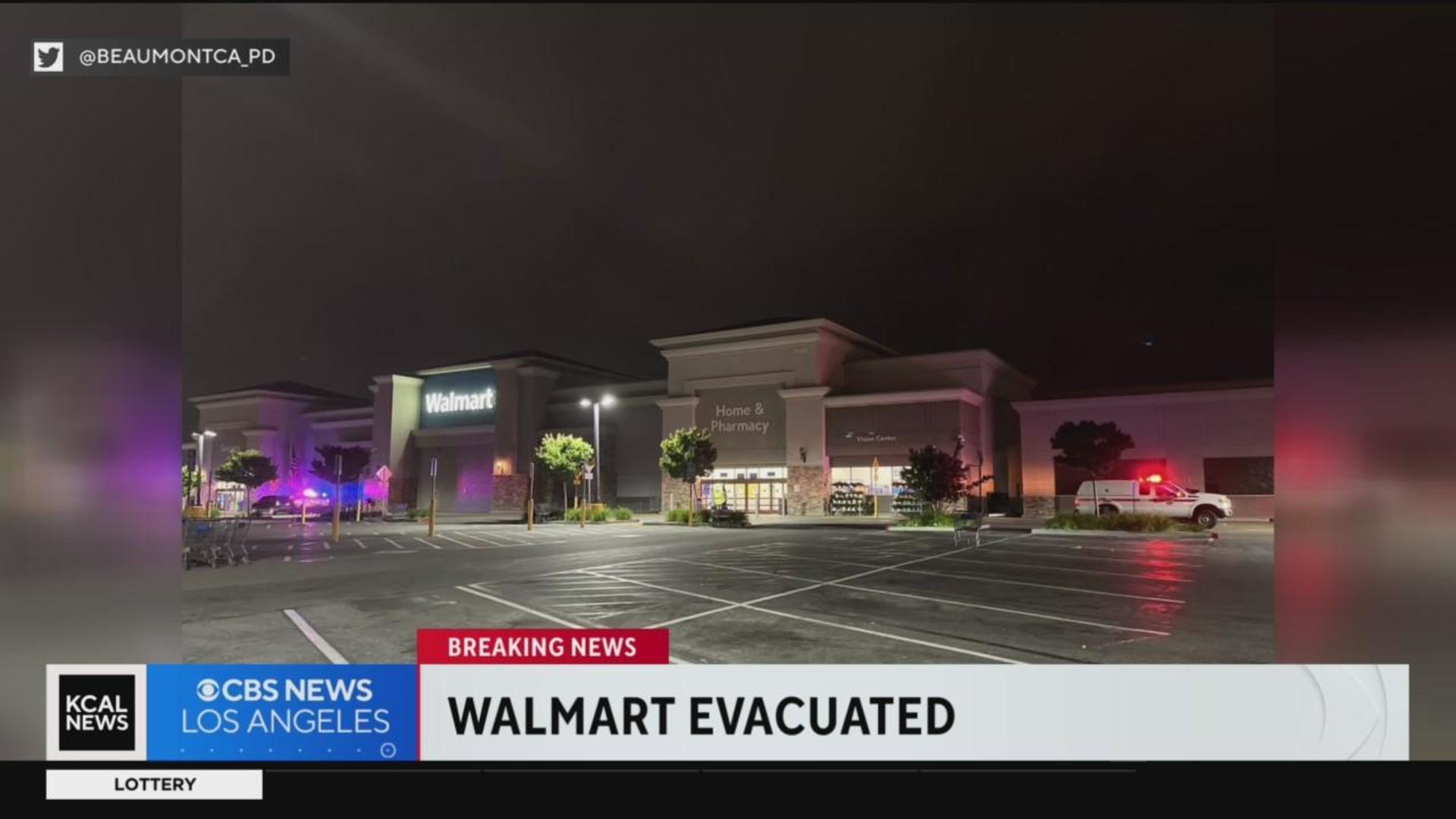 Walmart in Beaumont evacuated for apparent gas leak CBS Los Angeles