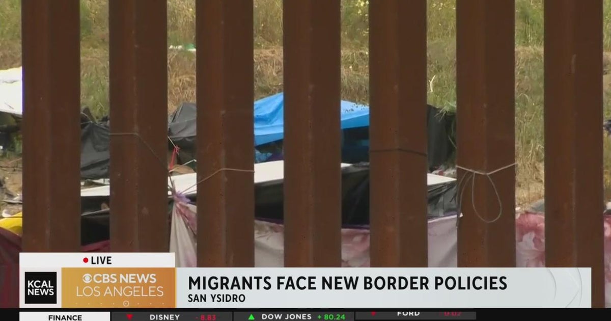 Migrants face new border policies after Title 42 ends - CBS Los Angeles
