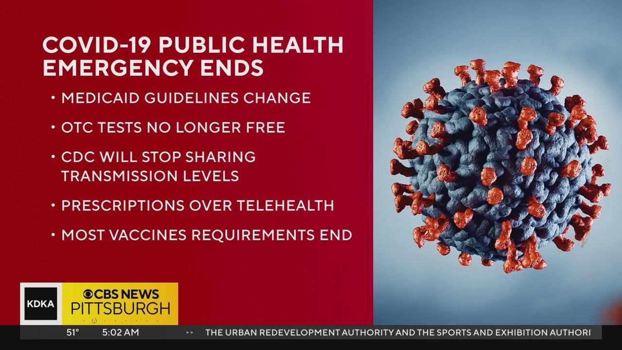 Federal COVID-19 public health emergency comes to an end - CBS Pittsburgh