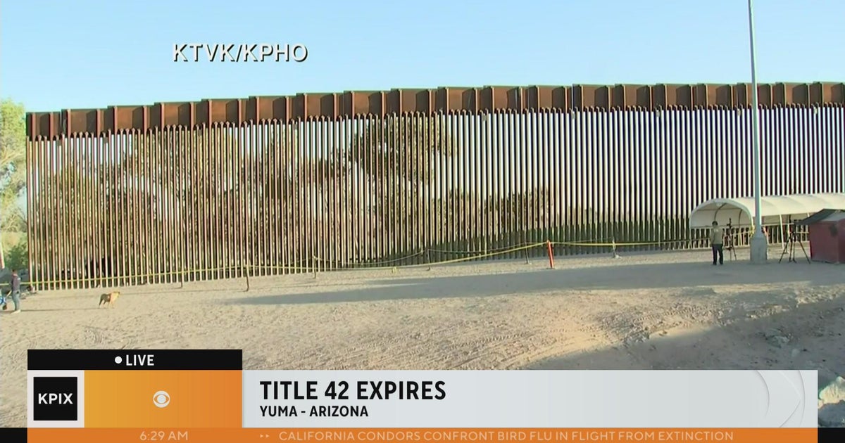From the border: CBS News Jarred Hill reports from the border as Title