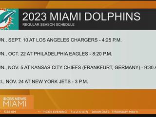 Miami Dolphins announce 2023 preseason schedule