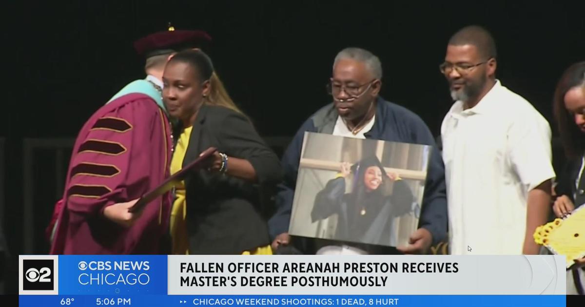 Areanah Preston honored at Loyola graduation CBS Chicago