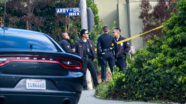 Police are investigating a shooting that occurred today in the Beverly Crest area of Los Angeles, bordering Beverly Hills, where allegedly three people were killed and four others were critically wounded.The initial dispatch was an ``assault with a dea 