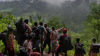 Making the treacherous journey north through the Darién Gap 