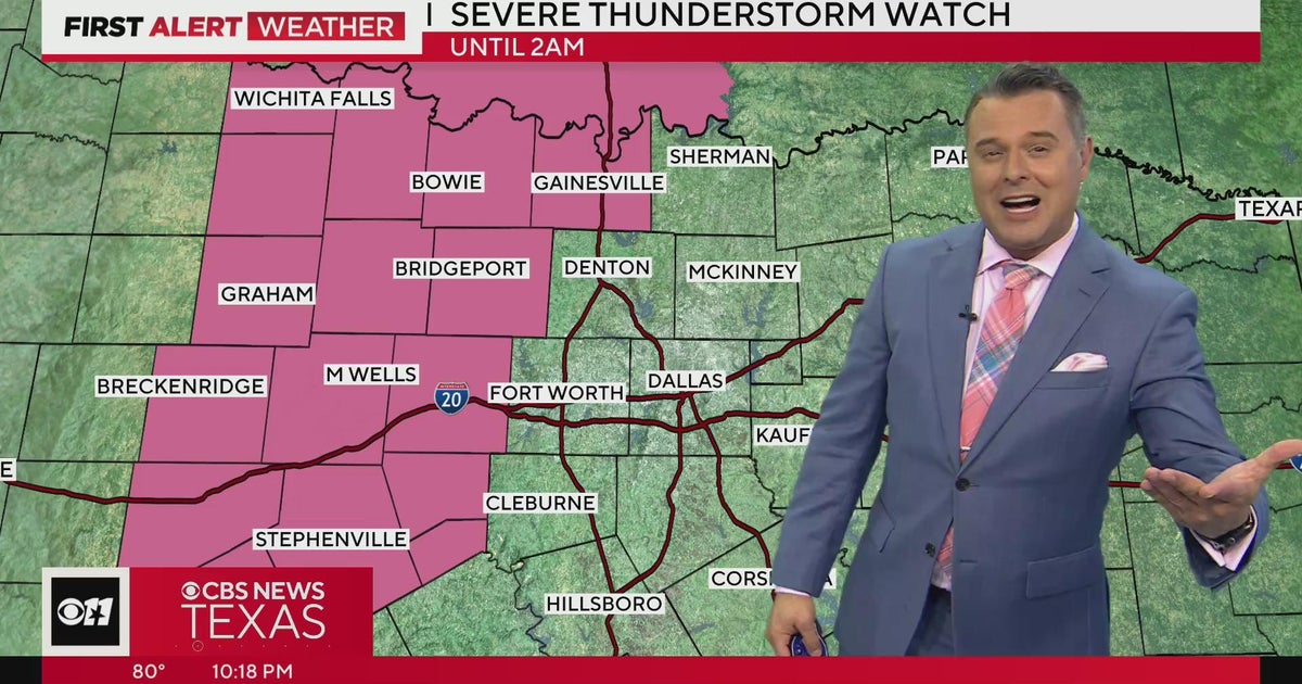 Storms arrive in North Texas overnight - CBS Texas