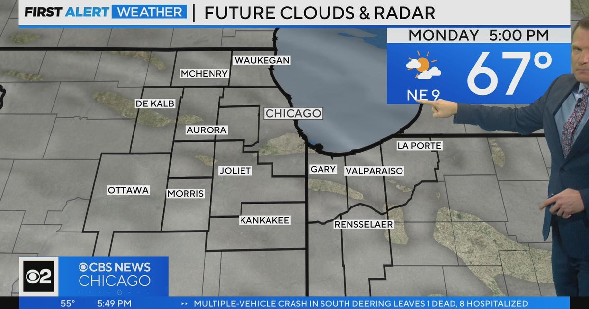 Chicago First Alert Weather: Rain to move on - CBS Chicago