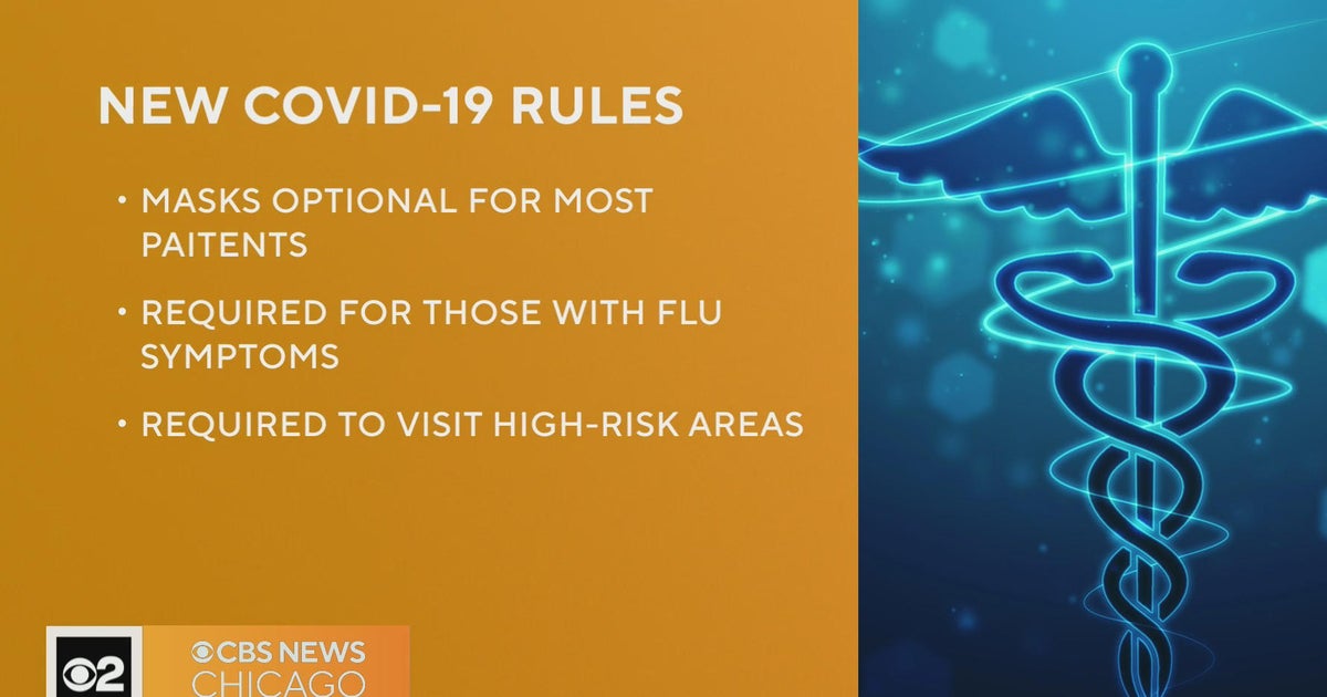 Cook County Health ending mask requirement CBS Chicago