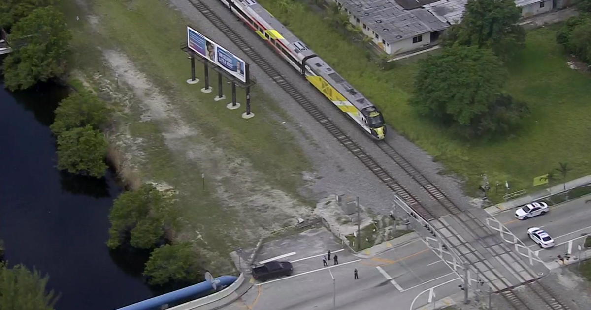 Male struck by Brightline train in Miami