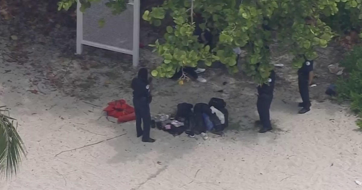 Migrants occur ashore on Sunny Isles Beach front