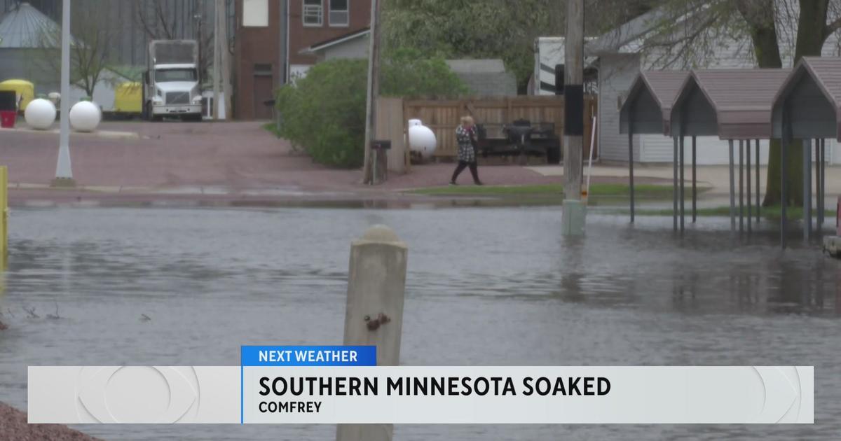 Southern Minnesota town of Comfrey hit with flooding CBS Minnesota