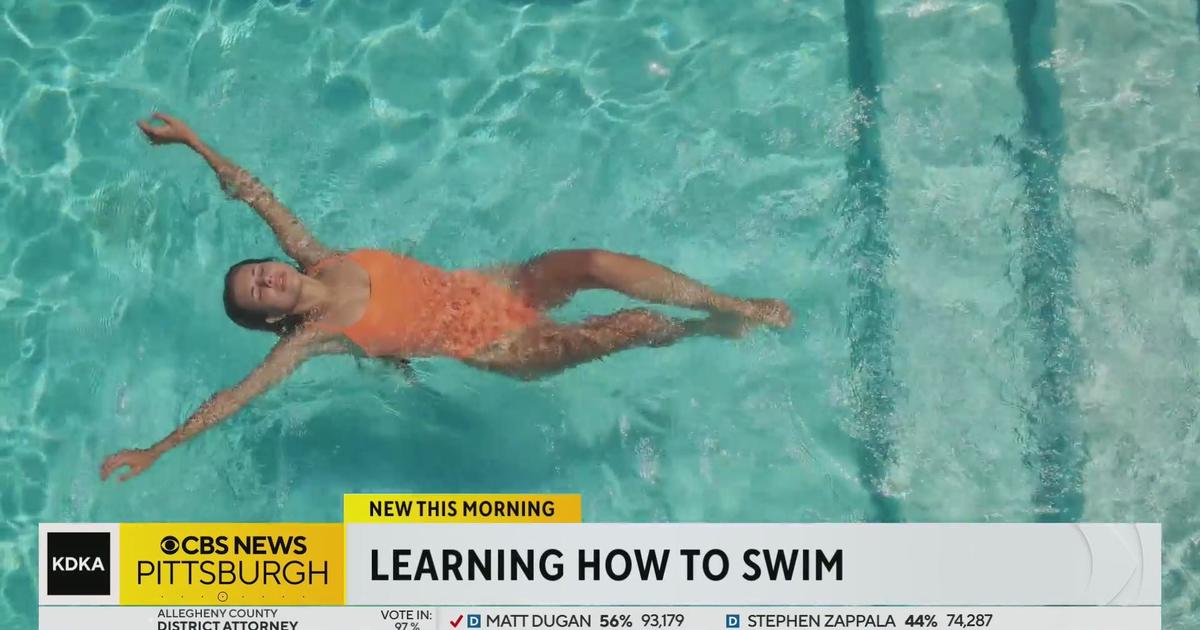 Drowning can actually be silent and fast:' The importance of knowing how to  swim as an adult - CBS Pittsburgh